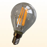 LED-Filament-Tropfenlampe E14, warmweiß, 4,5W
