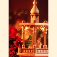 Pyramide Christi Geburt 4-stöckig elektrisch