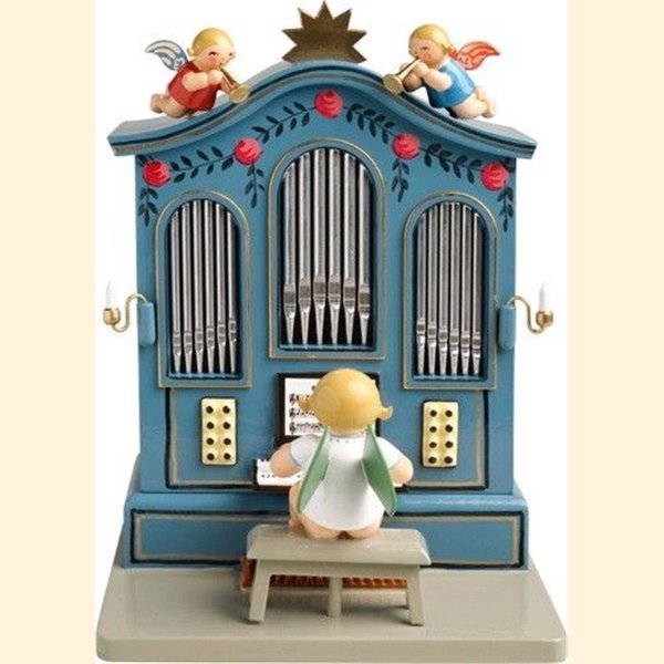 Orgel mit Musikwerk "Stille Nacht"