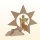 Sternkopf-Engel mini aus Akazienholz mit Posaune im Stern