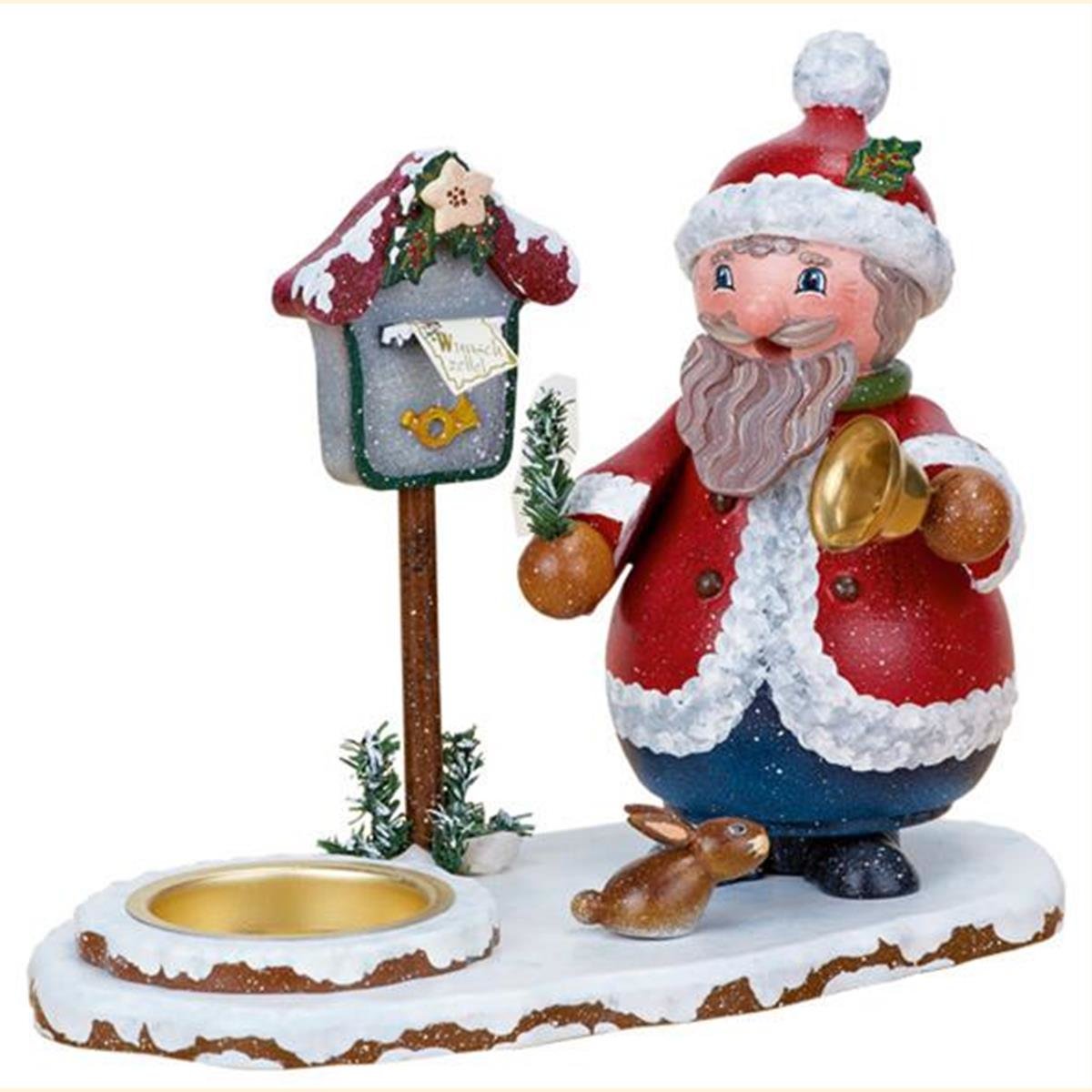 Räuchermännchen - Weihnachtsmann mit Teelicht