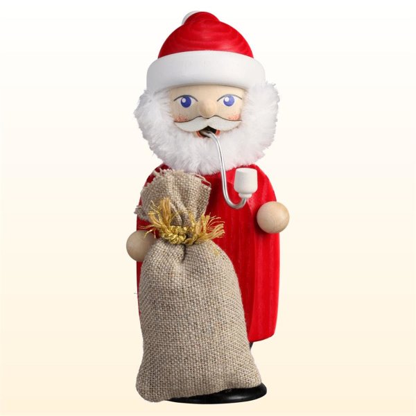 Räucherfigur Weihnachtsmann, rot, ca. 14cm