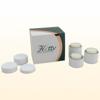 Deko-Teelichthalter & Podeste, 6er Set, weiß