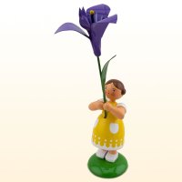 Sommerblumenmädchen mit Iris